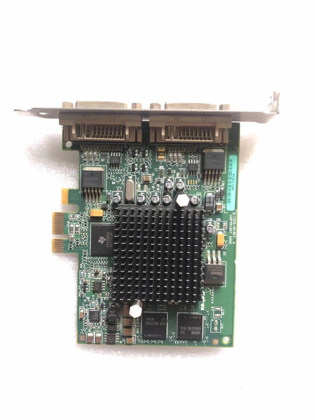 Spot Matrox Mai Chuang G550 PCIE 1X dual-screen graphics card G55-MDDE32F