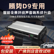 Denza D9 car amplifier dsp audio upgrade dedicated high-power car amplifier 16-way audio processor
