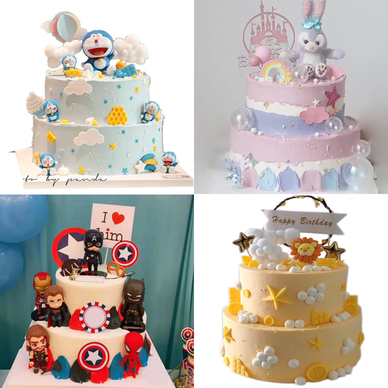 Simulation cake model 2021 net red new double-layer three-layer fake cake shop window decoration mold sample