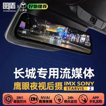Great Wall Cannon Tank 300 400Hi Haval Big Dog Special Car-Specific Streaming Media Electronic Rearview Mirror Ultra-High-Definition Night Vision