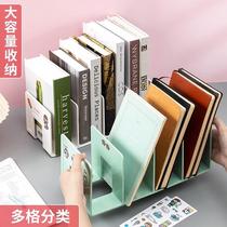 Acrylic transparent bookend desktop storage bookshelf bezel student-specific bookstand divider shelf bookend desktop