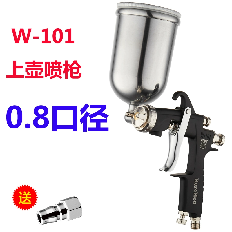 Rongchen W-101 súng phun sơn phủ cao cấp nội thất ô tô ngành gỗ nguyên tử hóa cao bằng khí nén súng phun sơn máy phun sơn cầm tay makita máy phun sơn mini cầm tay Máy phun sơn cầm tay