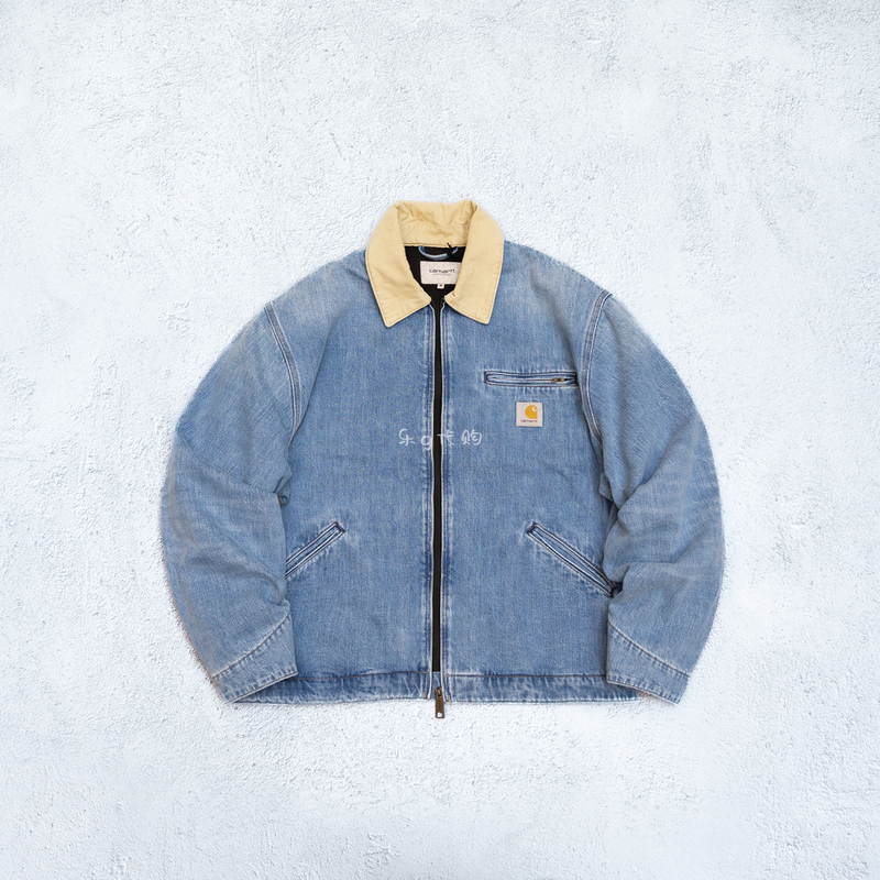 In Stock Carhartt Wip Og Detroit Jacket Og Detroit Washed Denim Jacket 26Ss