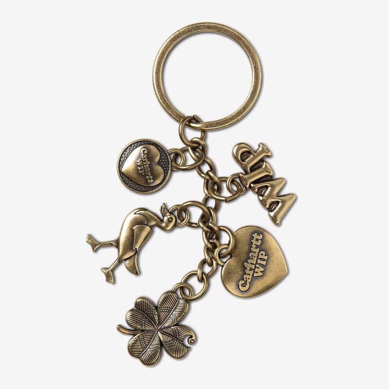 In Stock Carhartt Wip Charms Keychain Graphic Zinc Alloy Keychain I036278