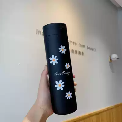 Japanese water cup female outdoor gradual layer macaron color trend personality ins Harajuku style girl large capacity thermos cup