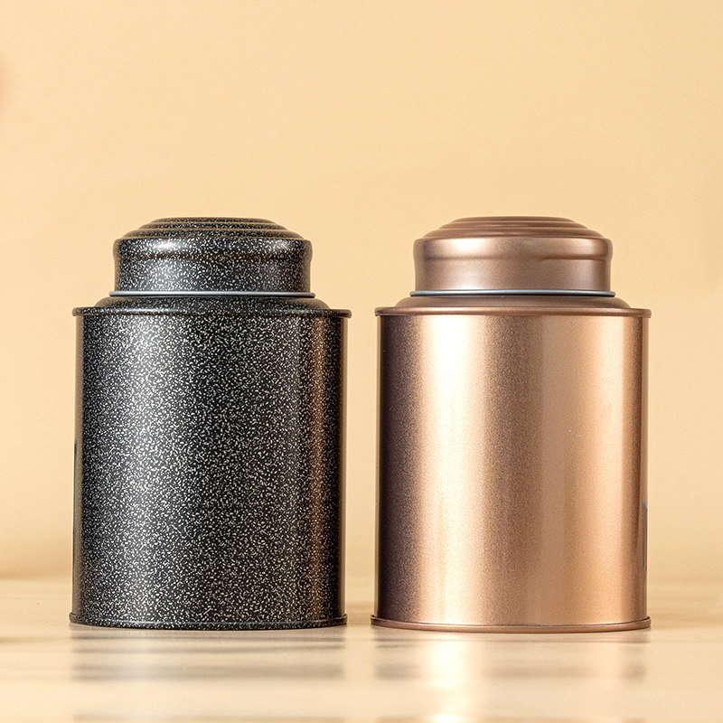 Tea Leaf Jars Empty Jar Tea Jar White Tea Iron Jar Tea Box Tea Box Tea Box Packaging Box Upscale Iron Case Sealed Tank Storage Tank-Taobao