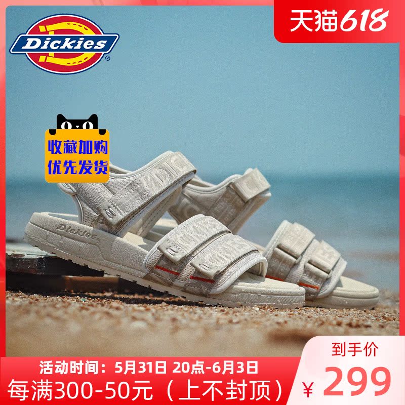 Dickies Sandals Men's 2021 Summer New Ins Trend Non-slip Thick Bottom Beach Shoes Men Casual Shoes Students