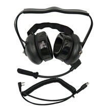 Application of Baofeng Professional Noise Reduction Air Glider Headphones HYT BUILT WOOD WALKIE-TALKIE REAR-MOUNTED HEADPHONES