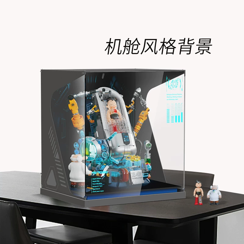 Подходит для Pinqi Tong Mu Ginaku Awakening Moment Show Box Model Model Model Aklit Прозрачный пыльный штрих-накопитель