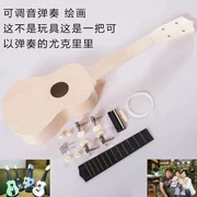 Sơn có thể vẽ ukulele nhạc cụ tự chế trẻ em hướng dẫn sử dụng tài liệu sản xuất 21/23 inch - Nhạc cụ phương Tây