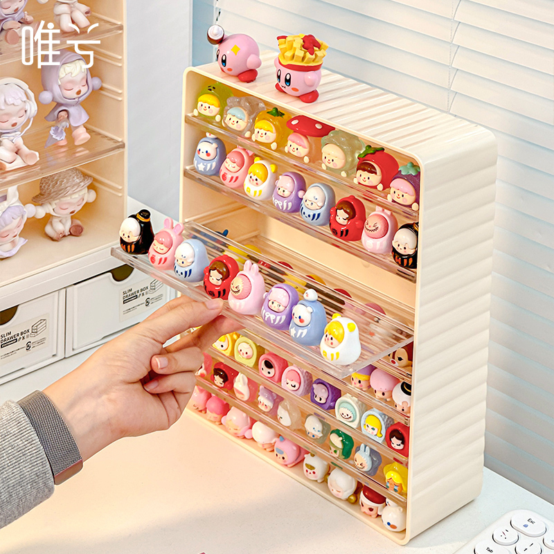 Cute Acrylic Display Stand for Figurines, Small Ornaments, Mini Blind Boxes, Water Ripple Eggs, and Stacking Toys Cute Acrylic Display Stand for Figurines, Small Ornaments, Mini Blind Boxes, Water Ripple Eggs, and Stacking Toys
