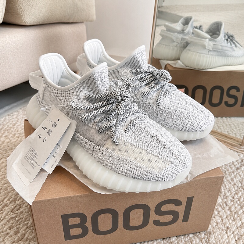 Yezi Yeezy 350 Starry Sky Men's Shoes Summer Breathable Popcorn Sole Shock-Absorbing Sports Shoes for Men and Women