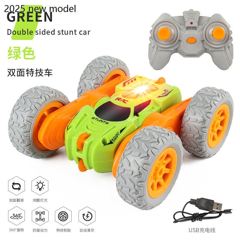Mini 360 °   Stunt Car Double-Sided Rolling Stunt Car