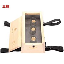 Moxibustion box Neck cervical spine portable moxibustion household wooden box Wooden stomach Abdominal palace cold to remove moisture Knee back moxibustion