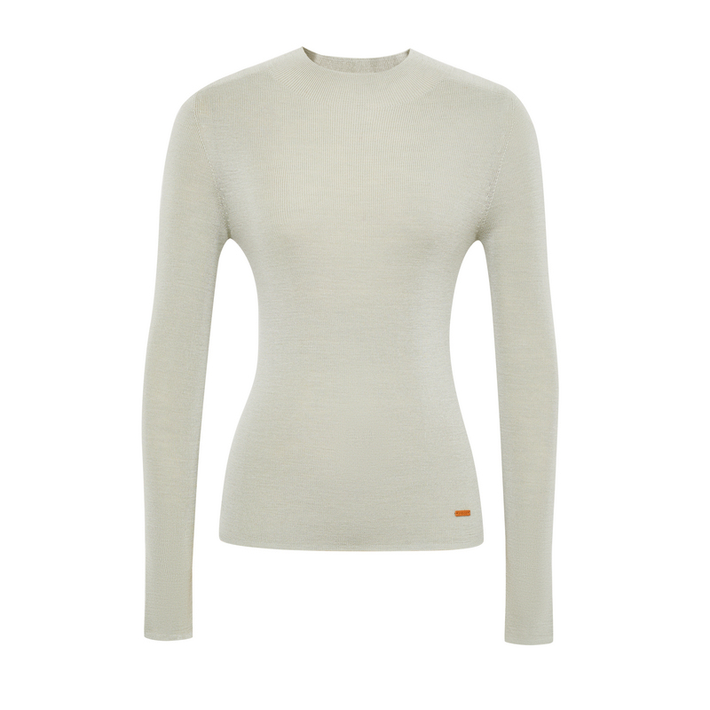 Indicia Branded Wool Knitwear Seamless Base Layer Machine Washable Solid Color Autumn New Women's Clothing L2C4Ms154