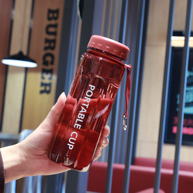 Plastic cups male high temperature drop Plastic cup getting portable contracted fitness sports cup large scale water bottles