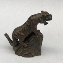 Ancient Play Collection Zodiac Tiger Small Pendulum Pieces Solid Duozodiac Tiger Tabletop Decorative small swinging pieces handlebar pieces