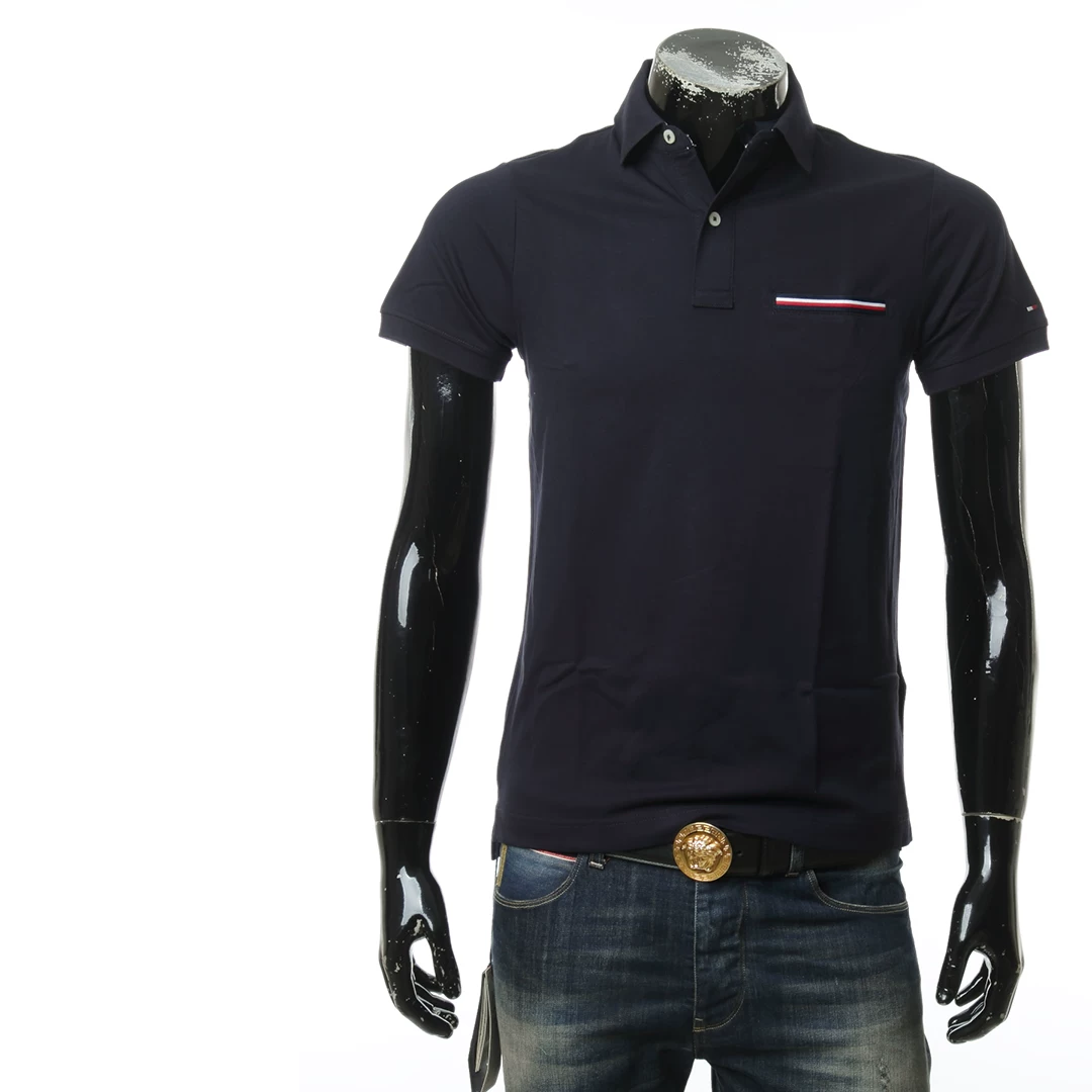 TOMMY HILFIGER Tommy Hill Ferig Мужчины повседневная футболка поло короткий рукав mw0mw13156