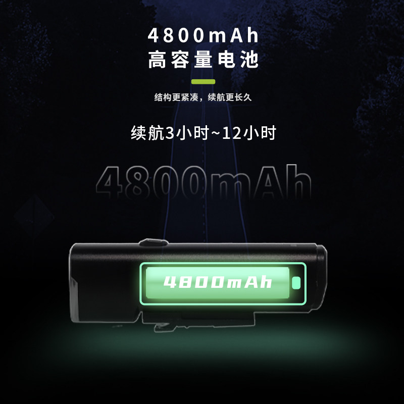 黑鸟自行车前灯夜骑灯快拆防水高亮强光截止线山地公路车骑行配件 5