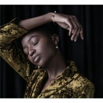 Advanced French elegant baroque natural freshwater pearl earrings women daily earrings INS