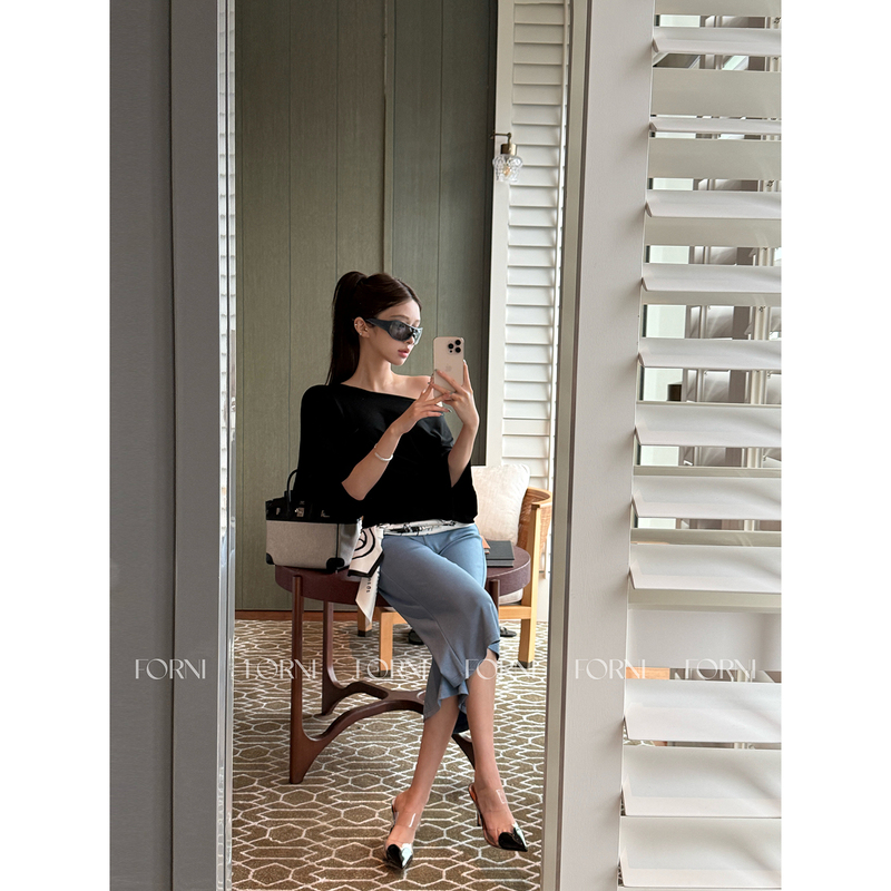 Forniyoyo “Korean Style Oni” Full Aura Patent Leather + Glass Heart Pointed-Toe High Heels Forniyoyo “Korean Style Oni” Full Aura Patent Leather + Glass Heart Pointed-Toe High Heels