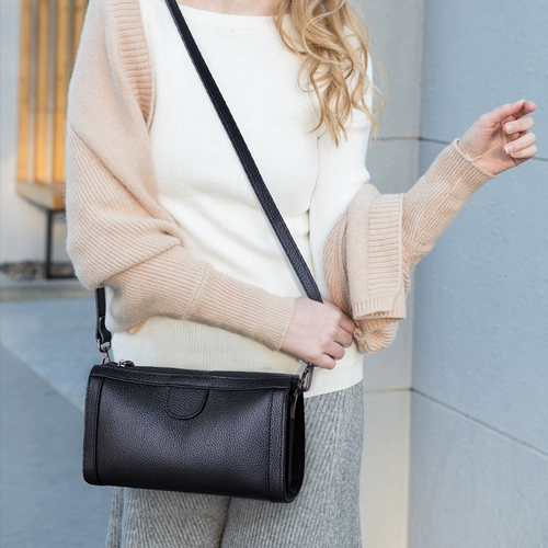 Модная универсальная кожаная сумка на одно плечо для матери, сумка через плечо, из натуральной кожи, воловья кожа