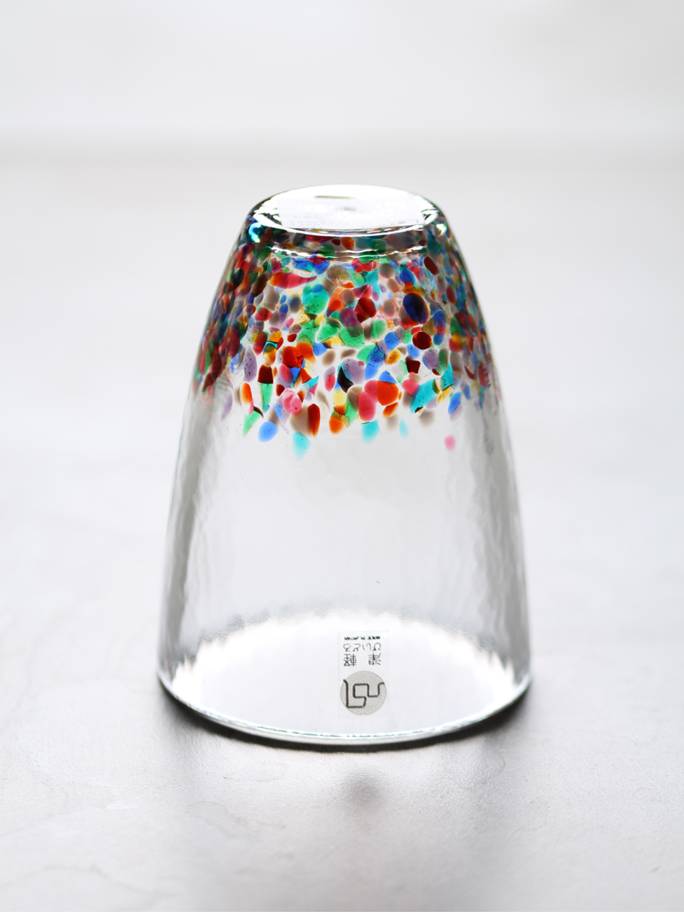 Lewu string guest manual color crystal glass hammer eye grain tea cup of fruit juice drinks beer