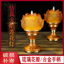 Simulated candle Buddha headlights Buddha for lamps with bright lights and battery models will beled with simulated flame lotus lamps for lamps