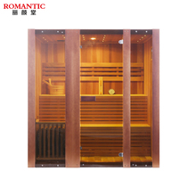 Liyen Hall Home Sauna Room Steam Bathroom Commercial Dry Steam Room Wood Far Infrared Sauna Stove Sweat Steam Room Custom