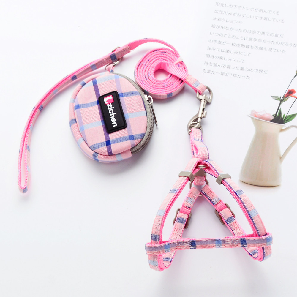 Pet Supplies Puppy Breast Cuddling Bag Traction Rope Small Dog Teddy Bib Bear Beaume Out Walking Dog Rope Dog Necklace