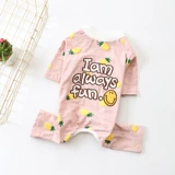 Одежда для любителей собак Тедди Барнари Шерри Корки маленькие средние собаки весна и осень и лето, хлопковая четырехдушная пижама