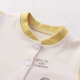 Детское хлопковое весеннее тонкое термобелье, демисезонный раздельный бандаж пупочный, нижнее белье, лонгслив, кардиган