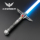 Пиксельная модель светового меча CXSABER Darksaber se, способная сражаться в реальном бою, металлическая рукоятка, Игрушечный световой меч силы, Звездные войны mini 0
