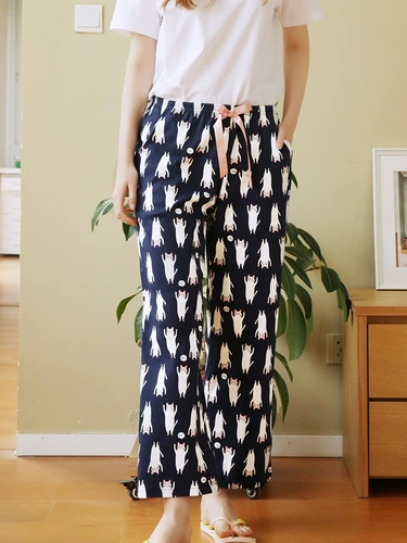 芬腾 Демисезонные хлопковые штаны для отдыха, оверсайз