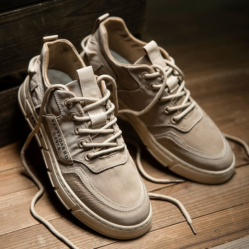 Summer working men's shoes Outdoor low help Martin shoes men Tide Shoes Casual head Shoes Canvas Labor short boots