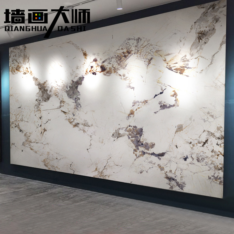 3d Wood-wood Fibreboard marble veins TV background wall integrated wall panels 2022 New living room wall panels