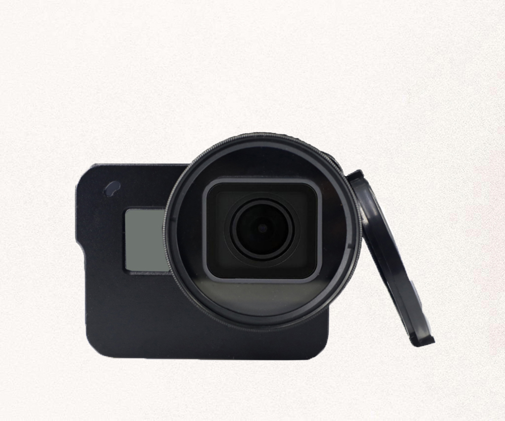 Compatible for gopro hero5 6 7 black version metal dog cage rim aluminium alloy protective shell rabbit cage