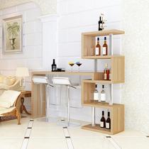 New 2023 modern simple bar table home living room simple bar table wine cabinet dining table corner partition cabinet against the wall