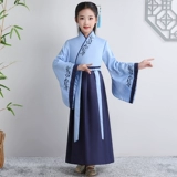 Детское ханьфу для школьников, костюм для раннего возраста подходит для мужчин и женщин