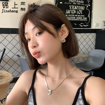 Wig for women with short hair natural age reduction middle parting one-size-fits-all real hair full real hair fashionable bobo head whole wig set
