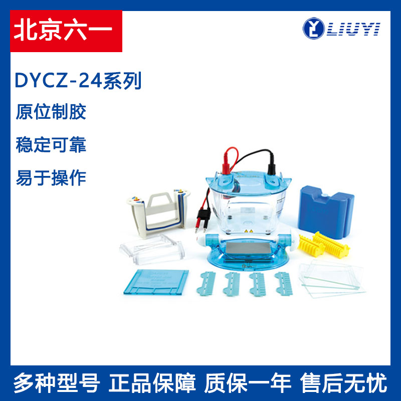 北京六一DYCZ-24KF型四板DYCZ-24K、DYCZ-24KS型双板垂直电泳仪
