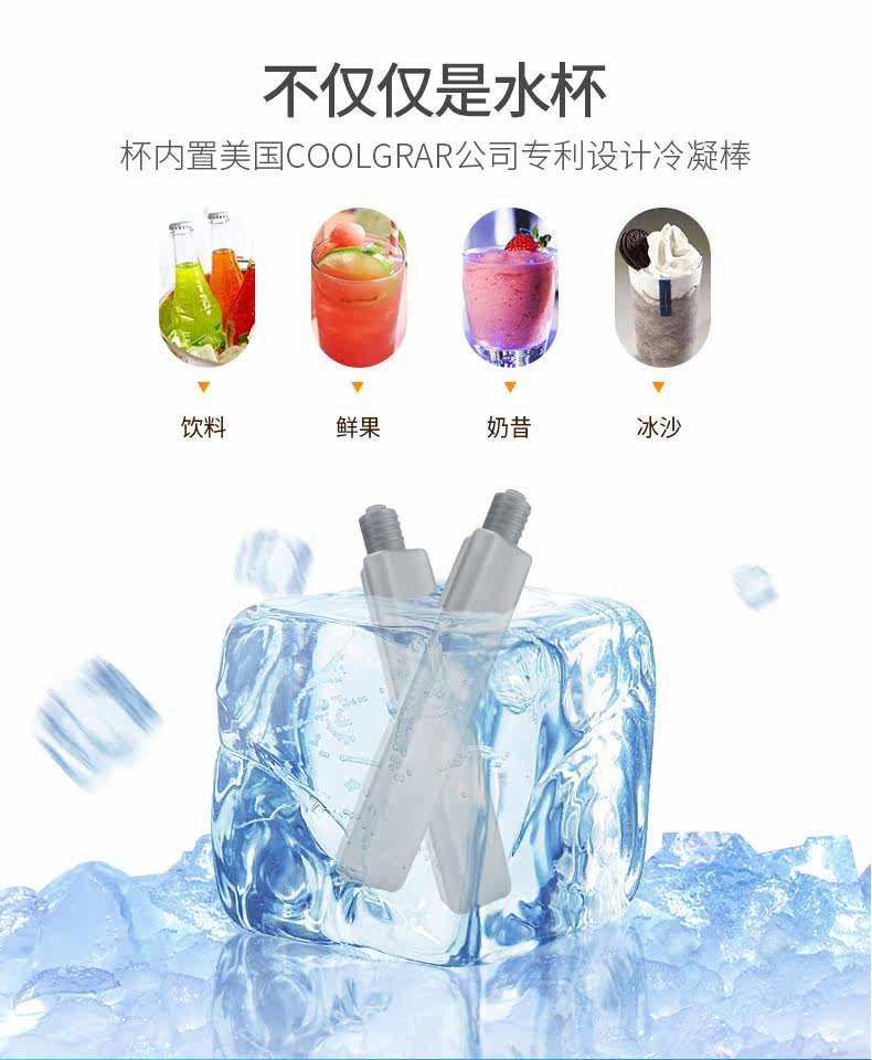 美国 Coolgear 专利 保冷运动水杯 1404ml 超大容量 图8