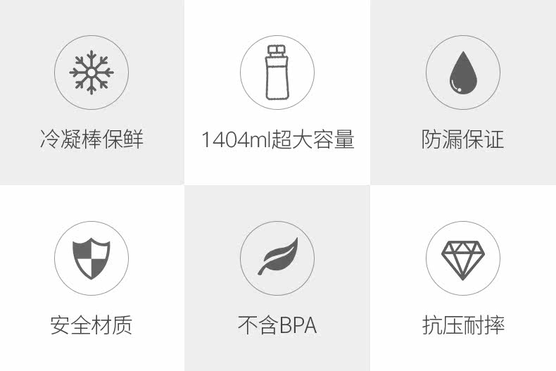 美国 Coolgear 专利 保冷运动水杯 1404ml 超大容量 图5