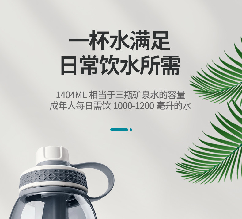 美国 Coolgear 专利 保冷运动水杯 1404ml 超大容量 图6
