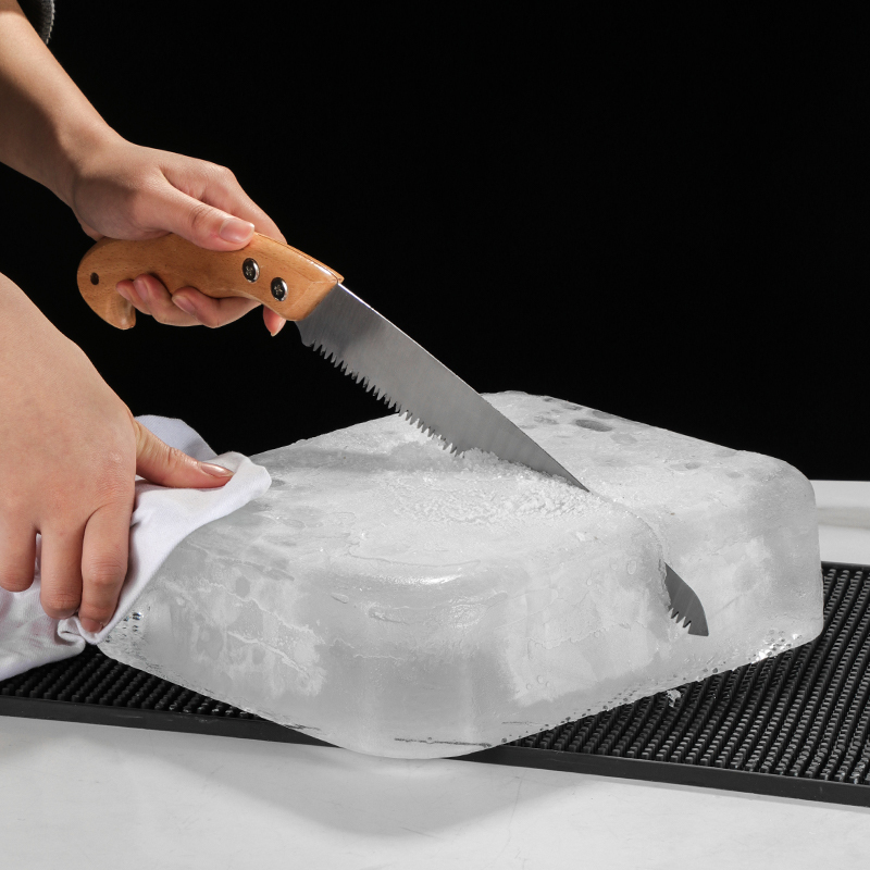 Large Serrated Ice Saw, Manual Ice Cutting Saw, Ice Breaking Saw, Bar Bartender Ice Saw