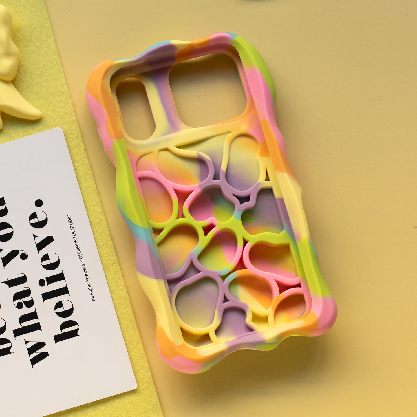 Pastel Tie-Dye Flowing iPhone Case