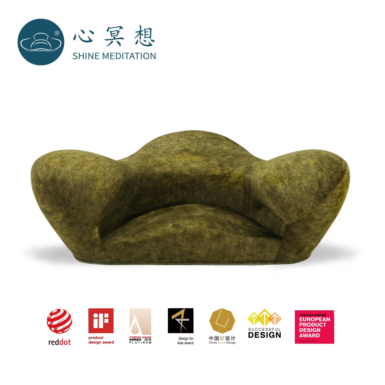Heart Meditation Chair Beats Chair Meditation Seat with high Fenglin Silence Red Dot Award Zen Sand Dish Hair Stillness Day Style Bushel