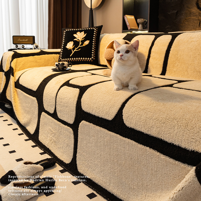 Comfortable Velvet Sofa Cover 2024 New Autumn and Winter High-End Versatile Full Cover Anti-Slip Anti-Cat Scratch Anti-Slip Cover Comfortable Velvet Sofa Cover 2024 New Autumn and Winter High-End Versatile Full Cover Anti-Slip Anti-Cat Scratch Anti-Slip Cover