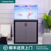 Professional landscape fish tank living room small and medium ecological grass tank goldfish tropical fish without pipe fittings decorative fish tank aquarium