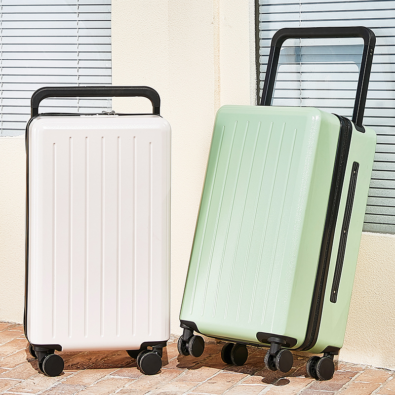 Mid - width - rod suitcase female boarding suitcase 20 inches men and large capacity is small and lightweight luggage 24 inches